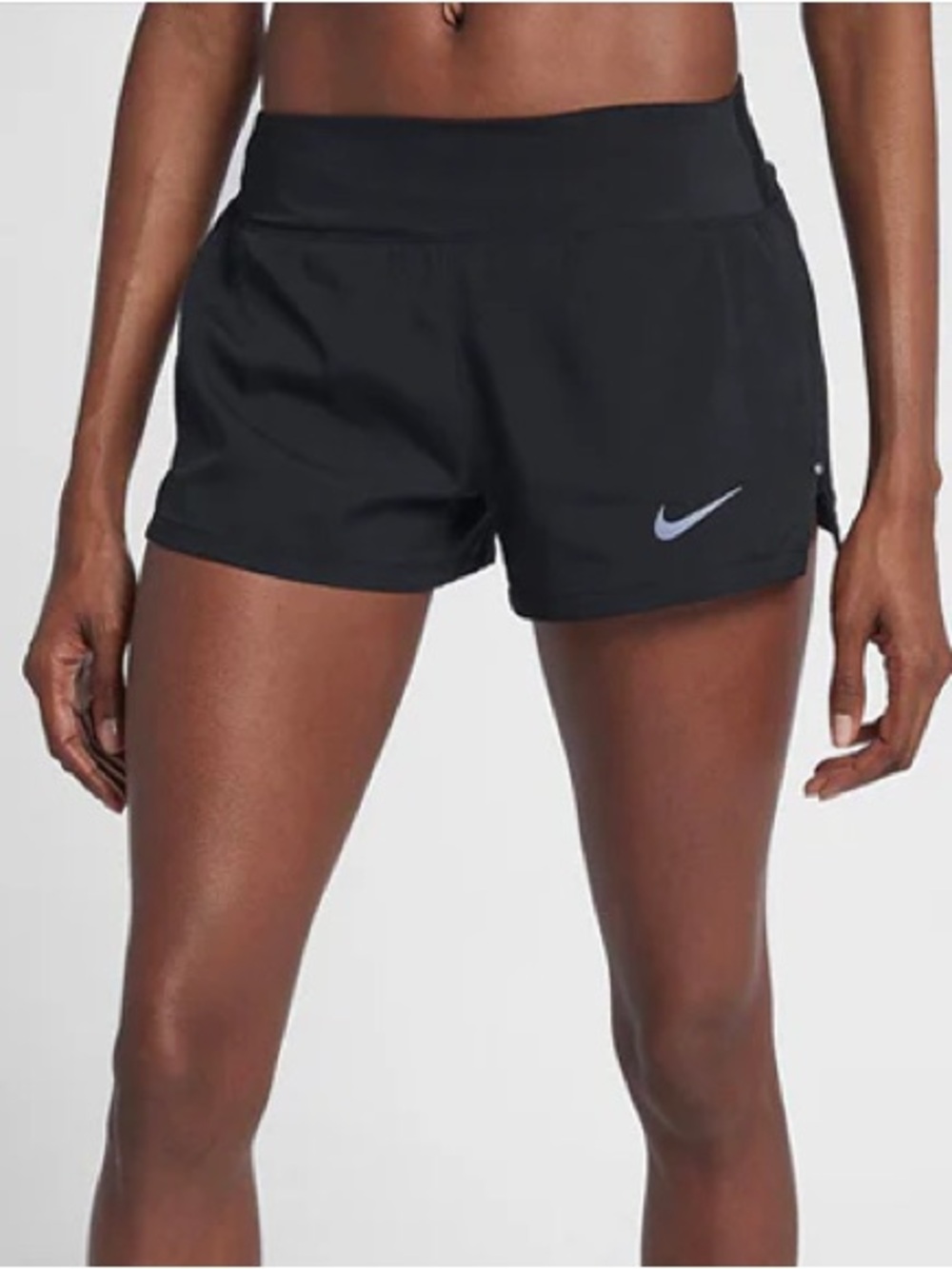 Nike Women's Black Dri-FIT 3” Running Shorts
